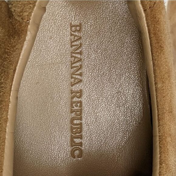Banana Republic Suede Camel Sneakers - Picture 7 of 12